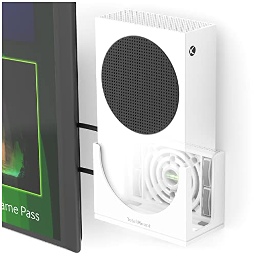 TotalMount Wandhalterung für Xbox Series S mit Wasserwaage und Hitze Management Konsolen Halterung für Wandmontage, 0317 von TotalMount