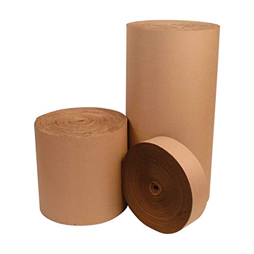 TotalPack Wellpappe-Rolle, strapazierfähig, stark genug für Schutz, Verpackung, Handwerk, Postversand (500 mm x 10 m) von TotalPack