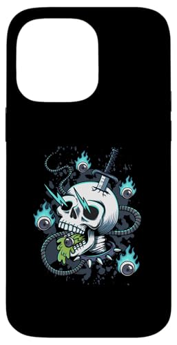 Elektrisierter Schädel des Chaos Dunkler surrealer Horror Hülle für iPhone 14 Pro Max Elektrisierter Schädel des Chaos Dunkler surrealer Horror Hülle für iPhone 14 Pro Max von Totality