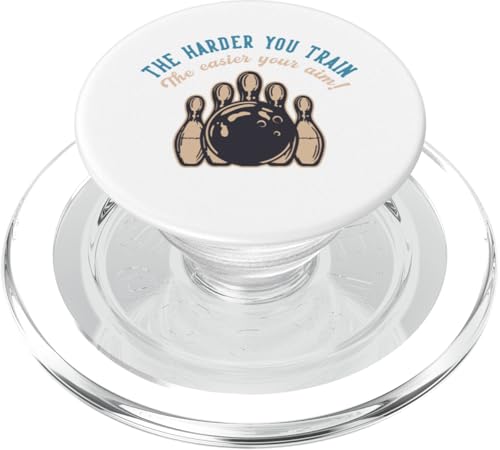 Je härter Sie trainieren, desto einfacher Ihr Ziel Bowling PopSockets PopGrip für MagSafe Je härter Sie trainieren, desto einfacher Ihr Ziel Bowling PopSockets PopGrip für MagSafe von Totality