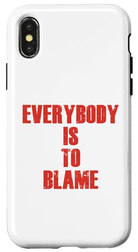 Jeder ist schuld Hülle für iPhone X/XS Jeder ist schuld Hülle für iPhone X/XS von Totality
