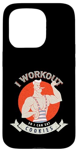 Lustiges Fitness-Cookie-Liebhaber-Design Hülle für iPhone 15 Pro von Totality