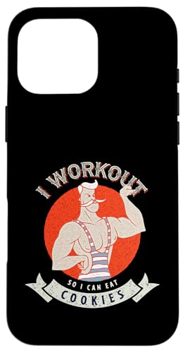 Lustiges Fitness-Cookie-Liebhaber-Design Hülle für iPhone 16 Pro Max Lustiges Fitness-Cookie-Liebhaber-Design Hülle für iPhone 16 Pro Max von Totality