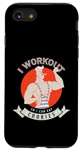 Lustiges Fitness-Cookie-Liebhaber-Design Hülle für iPhone SE (2020) / 7 / 8 von Totality