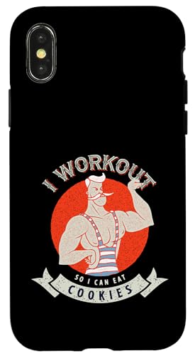 Lustiges Fitness-Cookie-Liebhaber-Design Hülle für iPhone X/XS Lustiges Fitness-Cookie-Liebhaber-Design Hülle für iPhone X/XS von Totality