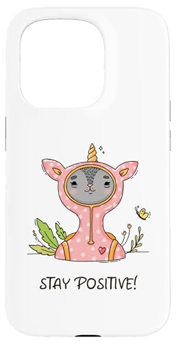 Niedliches Tier-Einhorn-Kostüm mit erhebender Botschaft Hülle für iPhone 15 Pro Niedliches Tier-Einhorn-Kostüm mit erhebender Botschaft Hülle für iPhone 15 Pro von Totality