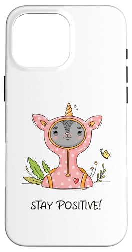Niedliches Tier-Einhorn-Kostüm mit erhebender Botschaft Hülle für iPhone 16 Pro Max Niedliches Tier-Einhorn-Kostüm mit erhebender Botschaft Hülle für iPhone 16 Pro Max von Totality