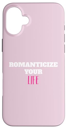 Romanticize Your Life Ästhetisches Positive Living Zitat Hülle für iPhone 16 Plus Romanticize Your Life Ästhetisches Positive Living Zitat Hülle für iPhone 16 Plus von Totality