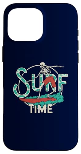 Surf Time Skelett reiten die Wellen Hülle für iPhone 16 Pro Max Surf Time Skelett reiten die Wellen Hülle für iPhone 16 Pro Max von Totality