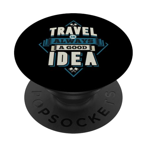 Travel Is Always A Good Idea Vintage Explorer Zitat PopSockets Klebender PopGrip Travel Is Always A Good Idea Vintage Explorer Zitat PopSockets Klebender PopGrip von Totality