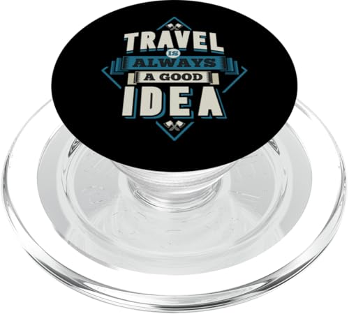 Travel Is Always A Good Idea Vintage Explorer Zitat PopSockets PopGrip für MagSafe Travel Is Always A Good Idea Vintage Explorer Zitat PopSockets PopGrip für MagSafe von Totality