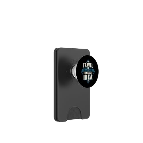 Travel Is Always A Good Idea Vintage Explorer Zitat PopSockets PopWallet für MagSafe Travel Is Always A Good Idea Vintage Explorer Zitat PopSockets PopWallet für MagSafe von Totality