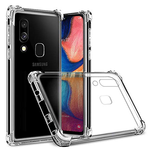 Schutzhülle für Samsung Galaxy A20e, Totill [kristallklar] [Anti-Gelb] Stoßfest Dünn Weiche Silikon Schutzhülle TPU Bumper Handyhülle für Samsung A20e Cover Funda Coque - Transparent von Totill