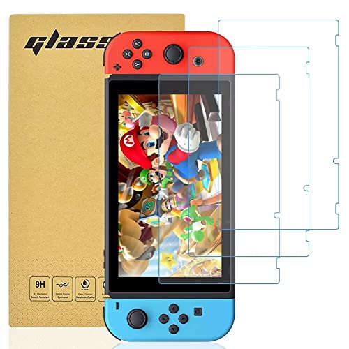 Totill 3 Stück für Nintendo Switch 2017/2019 Schutzfolie, Frei von Kratzern, 9H Härte, HD Displayschutzfolie, Ultra-klar, Ultrabeständig, Panzer Schutz Glas für Switch Splitterfest schutzglas Totill 3 Stück für Nintendo Switch 2017/2019 Schutzfolie, Frei von Kratzern, 9H Härte, HD Displayschutzfolie, Ultra-klar, Ultrabeständig, Panzer Schutz Glas für Switch Splitterfest schutzglas von Totill