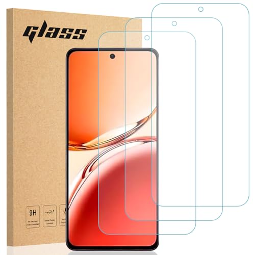 Totill 3 Stück für OPPO Reno 12 FS (5G / 4G) / OPPO Reno 12F (5G/4G) Schutzfolie, Frei von Kratzern, 9H Härte, HD Displayschutzfolie, Ultra-klar, Ultrabeständig, Panzer Schutz Glas für OPPO Reno 12 FS von Totill