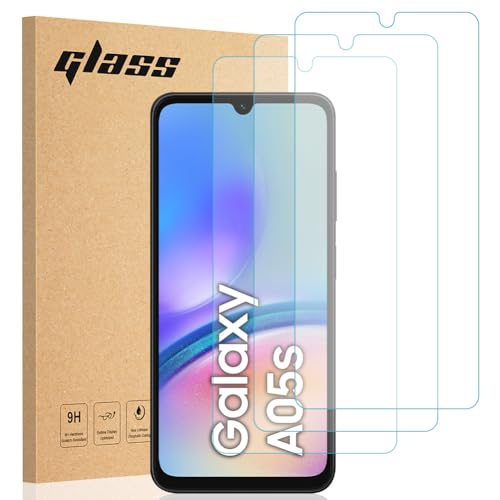 Totill 3 Stück für Samsung Galaxy A05S Schutzfolie, Frei von Kratzern, 9H Härte, HD Displayschutzfolie, Ultra-klar, Ultrabeständig, Panzer Schutz Glas für Samsung Galaxy A05S Splitterfest schutzglas Totill 3 Stück für Samsung Galaxy A05S Schutzfolie, Frei von Kratzern, 9H Härte, HD Displayschutzfolie, Ultra-klar, Ultrabeständig, Panzer Schutz Glas für Samsung Galaxy A05S Splitterfest schutzglas von Totill