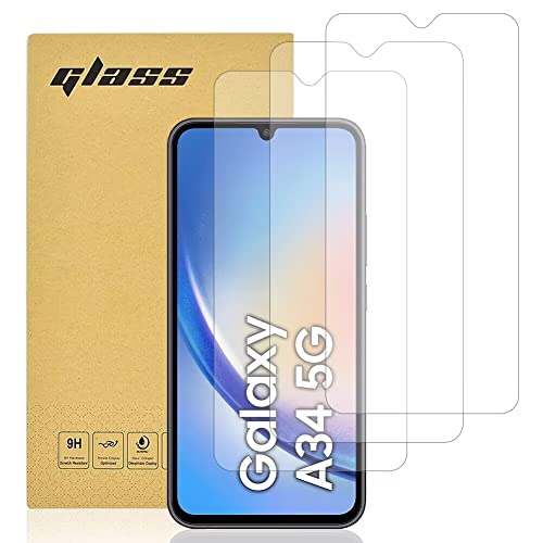 Totill 3 Stück für Samsung Galaxy A34 5G Schutzfolie, Frei von Kratzern, 9H Härte, HD Displayschutzfolie, Ultra-klar, Ultrabeständig, Panzer Schutz Glas für A34 Splitterfest schutzglas Totill 3 Stück für Samsung Galaxy A34 5G Schutzfolie, Frei von Kratzern, 9H Härte, HD Displayschutzfolie, Ultra-klar, Ultrabeständig, Panzer Schutz Glas für A34 Splitterfest schutzglas von Totill