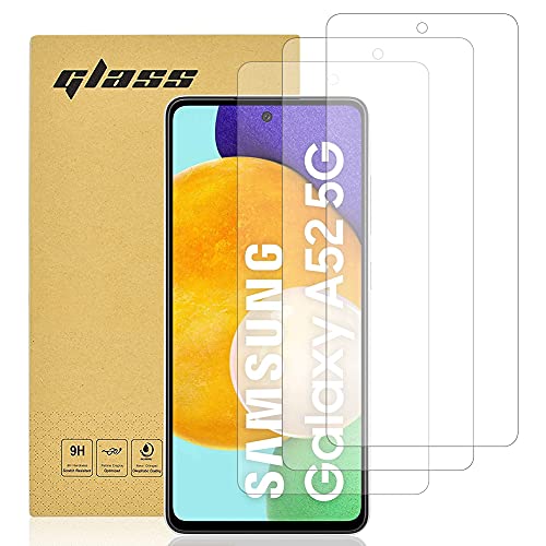 Totill 3 Stück für Samsung Galaxy A52 and A52S Schutzfolie, Frei von Kratzern, 9H Härte, HD Displayschutzfolie, Ultra-klar, Ultrabeständig, Panzer Schutz Glas für A52 Splitterfest schutzglas 5G Totill 3 Stück für Samsung Galaxy A52 and A52S Schutzfolie, Frei von Kratzern, 9H Härte, HD Displayschutzfolie, Ultra-klar, Ultrabeständig, Panzer Schutz Glas für A52 Splitterfest schutzglas 5G von Totill