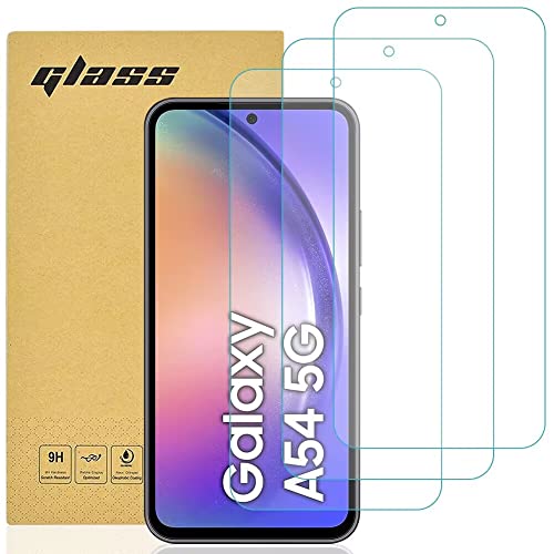 Totill 3 Stück für Samsung Galaxy A54 Schutzfolie, Frei von Kratzern, 9H Härte, HD Displayschutzfolie, Ultra-klar, Ultrabeständig, Panzer Schutz Glas für Samsung Galaxy A54 Splitterfest schutzglas Totill 3 Stück für Samsung Galaxy A54 Schutzfolie, Frei von Kratzern, 9H Härte, HD Displayschutzfolie, Ultra-klar, Ultrabeständig, Panzer Schutz Glas für Samsung Galaxy A54 Splitterfest schutzglas von Totill