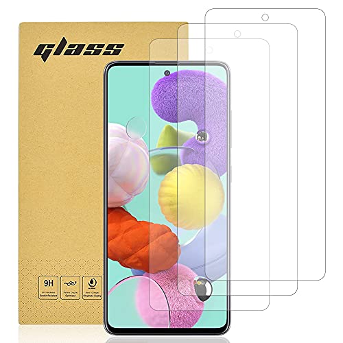 Totill 3 Stück für Samsung Galaxy A51 Schutzfolie, Frei von Kratzern, 9H Härte, HD Displayschutzfolie, Ultra-klar, Ultrabeständig, Panzer Schutz Glas für Samsung Galaxy A51 Splitterfest schutzglas Totill 3 Stück für Samsung Galaxy A51 Schutzfolie, Frei von Kratzern, 9H Härte, HD Displayschutzfolie, Ultra-klar, Ultrabeständig, Panzer Schutz Glas für Samsung Galaxy A51 Splitterfest schutzglas von Totill