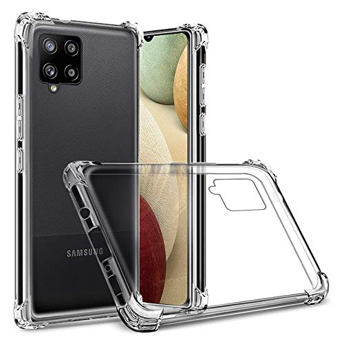 Totill Handyhülle Entwickelt für Samsung Galaxy A12 Hülle, [Anti-Gelb] [Ultra Slim] [Kristallklar] [Stoßfest] [Fallschutz] Weiche Silikon TPU Schutzhülle für Samsung Galaxy A12 Hülle - Transparent von Totill