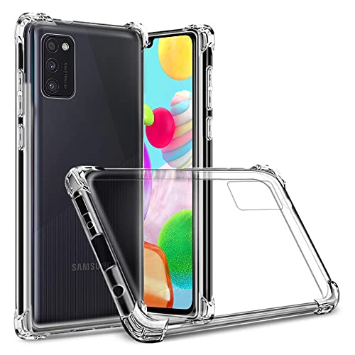 Totill Handyhülle Kompatibel mit Samsung Galaxy A41 Hülle, [Anti-Gelb] [Ultra Slim] [Kristallklar] [Stoßfest] [Fallschutz] Weiche Silikon Schutzhülle mit A41 Phone Case Funda Coque Cover -Transparent von Totill