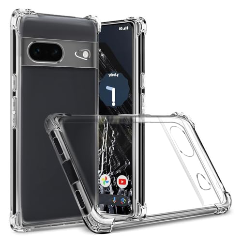 Totill Hülle für Google Pixel 8, Durchsichtig Schutzhülle mit Weiche Silikon Handyhülle, Transparent Bumper Case Cover, mit dem kabellosen Laden kompatibel, Handyhalterung Fahrrad Totill Hülle für Google Pixel 8, Durchsichtig Schutzhülle mit Weiche Silikon Handyhülle, Transparent Bumper Case Cover, mit dem kabellosen Laden kompatibel, Handyhalterung Fahrrad von Totill
