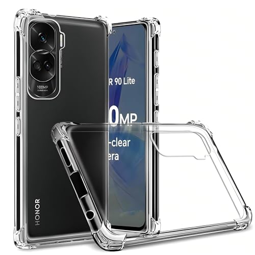 Totill Hülle für Honor 90 Lite, Durchsichtig Schutzhülle mit Weiche Silikon Handyhülle, Transparent Bumper Case Cover, mit dem Handyhalterung Fahrrad kompatibel, Handyhalterung Auto Totill Hülle für Honor 90 Lite, Durchsichtig Schutzhülle mit Weiche Silikon Handyhülle, Transparent Bumper Case Cover, mit dem Handyhalterung Fahrrad kompatibel, Handyhalterung Auto von Totill