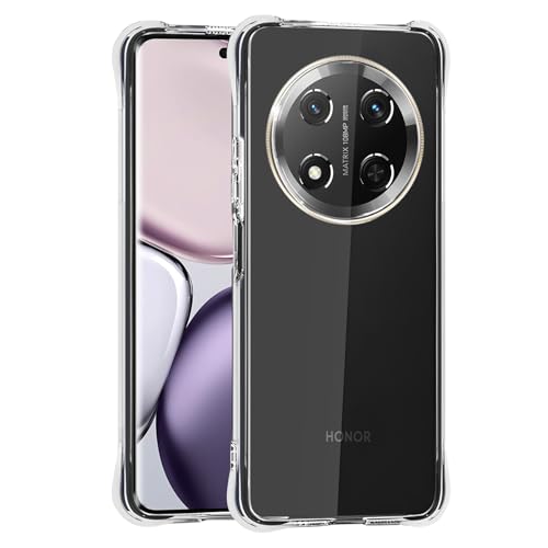 Totill Hülle für Honor Magic 7 Lite 5G, Durchsichtig Schutzhülle mit Weiche Silikon Handyhülle, Transparent Bumper Case Cover, mit dem kabellosen Laden kompatibel, Handyhalterung Fahrrad Totill Hülle für Honor Magic 7 Lite 5G, Durchsichtig Schutzhülle mit Weiche Silikon Handyhülle, Transparent Bumper Case Cover, mit dem kabellosen Laden kompatibel, Handyhalterung Fahrrad von Totill