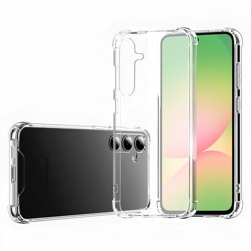 Totill Hülle für Samsung Galaxy A56, Durchsichtig Schutzhülle mit Weiche Silikon Handyhülle, Transparent Bumper Case Cover, mit dem Handyhalterung Fahrrad kompatibel, Handyhalterung Auto Totill Hülle für Samsung Galaxy A56, Durchsichtig Schutzhülle mit Weiche Silikon Handyhülle, Transparent Bumper Case Cover, mit dem Handyhalterung Fahrrad kompatibel, Handyhalterung Auto von Totill
