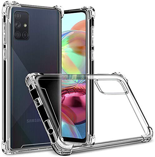 Totill Hülle für Samsung Galaxy A71, Crystal Clear Durchsichtige Anti-Gelb Anti-Kratzer Anti-Scratch Dünn Handyhülle, Wasserdicht Handyhülle, Samsung A71 Case Cover Funda Coque （6.7）-Transparent von Totill