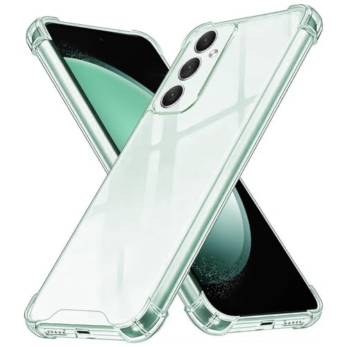 Totill Hülle für Samsung Galaxy S23 FE, Durchsichtig Schutzhülle mit Weiche Silikon Handyhülle, Transparent Bumper Case Cover, mit dem kabellosen Laden kompatibel, Handyhalterung Fahrrad Totill Hülle für Samsung Galaxy S23 FE, Durchsichtig Schutzhülle mit Weiche Silikon Handyhülle, Transparent Bumper Case Cover, mit dem kabellosen Laden kompatibel, Handyhalterung Fahrrad von Totill