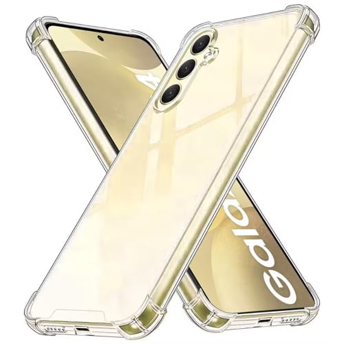 Totill Hülle für Samsung Galaxy S25 und S24, Durchsichtig Schutzhülle mit Weiche Silikon Handyhülle, Transparent Bumper Case Cover, mit dem kabellosen Laden kompatibel, Handyhalterung Fahrrad Totill Hülle für Samsung Galaxy S25 und S24, Durchsichtig Schutzhülle mit Weiche Silikon Handyhülle, Transparent Bumper Case Cover, mit dem kabellosen Laden kompatibel, Handyhalterung Fahrrad von Totill