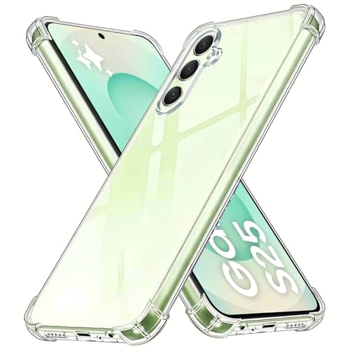 Totill Hülle für Samsung Galaxy S25 Plus, Durchsichtig Schutzhülle mit Weiche Silikon Handyhülle, Transparent Bumper Case Cover, mit dem kabellosen Laden kompatibel, Handyhalterung Fahrrad Totill Hülle für Samsung Galaxy S25 Plus, Durchsichtig Schutzhülle mit Weiche Silikon Handyhülle, Transparent Bumper Case Cover, mit dem kabellosen Laden kompatibel, Handyhalterung Fahrrad von Totill