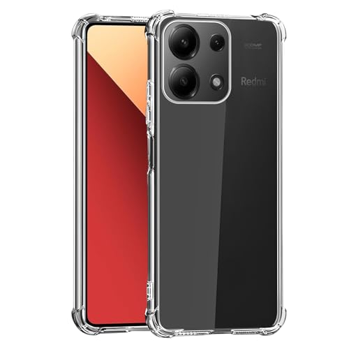 Totill Hülle für Xiaomi Redmi Note 13 Pro 4G, Durchsichtig Schutzhülle mit Weiche Silikon Handyhülle, Transparent Bumper Case Cover, mit dem kabellosen Laden kompatibel, Handyhalterung Fahrrad Totill Hülle für Xiaomi Redmi Note 13 Pro 4G, Durchsichtig Schutzhülle mit Weiche Silikon Handyhülle, Transparent Bumper Case Cover, mit dem kabellosen Laden kompatibel, Handyhalterung Fahrrad von Totill