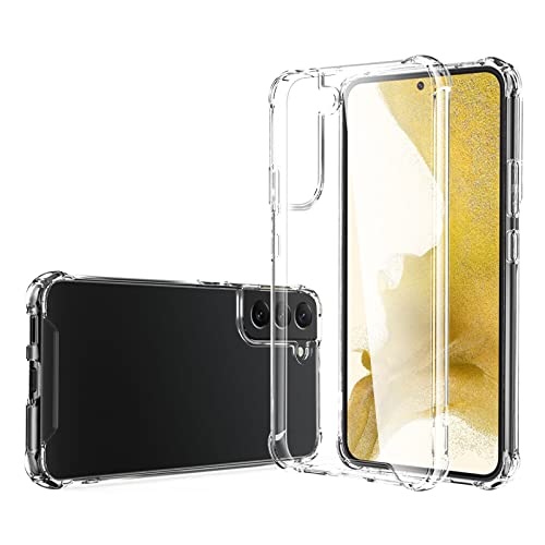 Totill Kompatibel mit Samsung Galaxy S22 Hülle, Crystal Clear Transparent Ultra Dünn Handyhülle Soft TPU Silikon Phone Case. Kratzfest Stoßfestigkeit Durchsichtig Schutzhülle Slim Cover von Totill