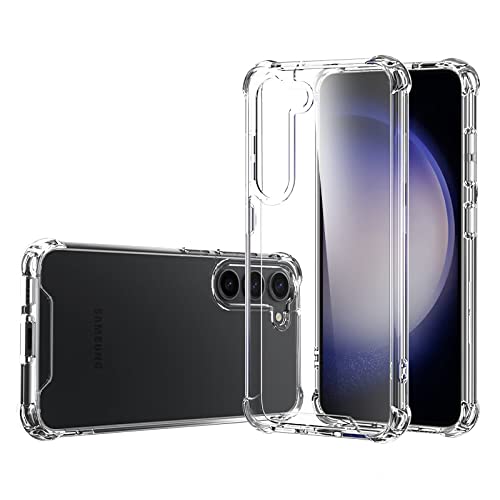 Totill Kompatibel mit Samsung Galaxy S23 Hülle, Crystal Clear Transparent Ultra Dünn Handyhülle Soft TPU Silikon Phone Case. Kratzfest Stoßfestigkeit Durchsichtig Schutzhülle Slim Cover von Totill