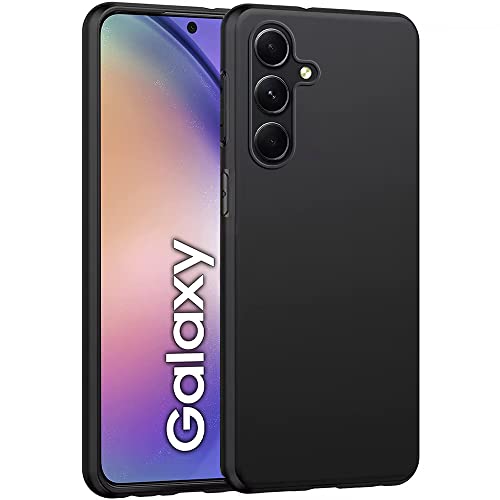 Totill Samsung Galaxy A34 5G hülle Silikon, Hanyhülle für Samsung Galaxy A34 Stoßstange Stoßfest Kratzfestigkeit rutschfest Schutzhülle Silikon Hüllen für Galaxy A34 5G case Cover - Schwarz von Totill