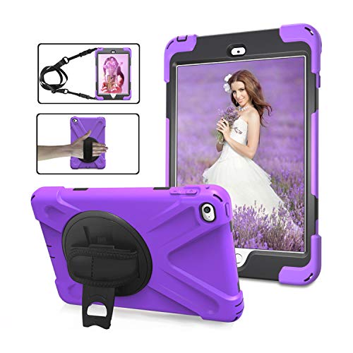 Schutzhülle für iPad Mini 4, Totoose Stoßfeste Schutzhülle [Tablet Back-Case] Violett violett von Totoose