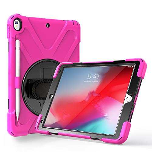 Schutzhülle für iPad Pro 10,5 Zoll 2017 - Totoose Slim Case [Tablet Back Case] mit Rückseite hot pink hot pink von Totoose