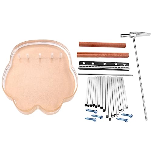 Totority 1 Satz 17 Instrumentengeschenke für Musikinstrumente Kinderspielzeug Finger-Daumen-Klavier Kinderinstrument Kalimba selber machen Daumeninstrument Metall von Totority