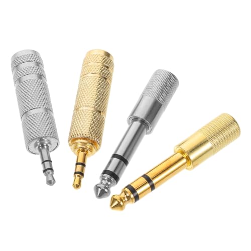 Totority 4 Stück Audio-Adapter Adapter für Mikrofonkonverter Mikrofonadapter Mikrofonzubehör Zubehör für Mikrofone Metall Totority 4 Stück Audio-Adapter Adapter für Mikrofonkonverter Mikrofonadapter Mikrofonzubehör Zubehör für Mikrofone Metall von Totority