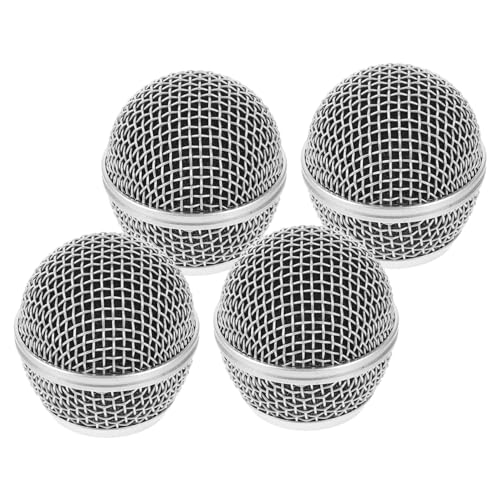 Totority 4 Stück Mikrofonkopf-ersatzkopf Filtern Für Mit Mikrofonkopfnetz Austausch Des Mikrofongitters Mesh-mikrofongitter Zubehör Für Kabellose Mikrofone Mikrofonabdeckung Metall Silver Totority 4 Stück Mikrofonkopf-ersatzkopf Filtern Für Mit Mikrofonkopfnetz Austausch Des Mikrofongitters Mesh-mikrofongitter Zubehör Für Kabellose Mikrofone Mikrofonabdeckung Metall Silver von Totority