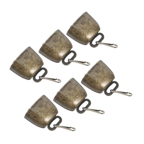 Totority 6Stücke Vintage Kuhglocken Laute Weideglocken für Haustierkragen DIY Bastelprojekte Dekorative Glocken für Schlüsselanhänger Armbänder Diebstahl Zubehör Totority 6Stücke Vintage Kuhglocken Laute Weideglocken für Haustierkragen DIY Bastelprojekte Dekorative Glocken für Schlüsselanhänger Armbänder Diebstahl Zubehör von Totority