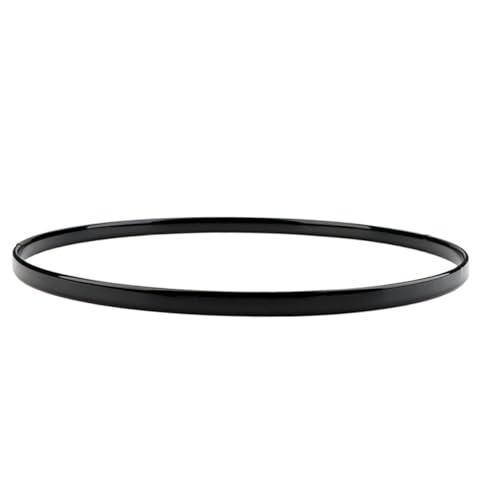 Totority Drum Ring Drum Hoop Spannreifenschutz Für Bassdrum Zubehör Für Schlaginstrumente Zubehör Für Trommeln Zubehör Für Elektrische Trommeln Bassdrum-reifen Black Gummi von Totority