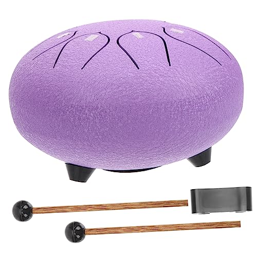 Totority ätherische Trommel musikinstrumente musical instruments Handtrommeln für Erwachsene Mini-Zungentrommel aus Stahl Schlaginstrument für Anfänger Steel Percussion Zungentrommel Holz von Totority