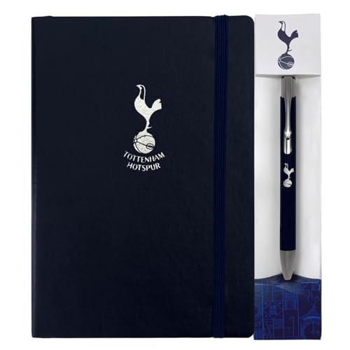 Tottenham Hotspur - Premium-Notizbuch (A5) & Kugelschreiber - Offizielles Merchandise - Geschenk für Fußballfans von Tottenham Hotspur