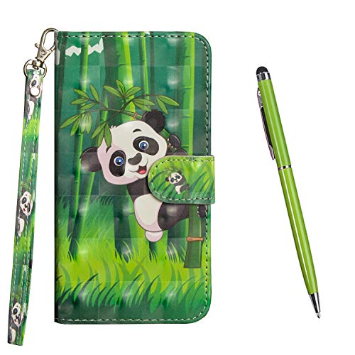 TOUCASA Hülle Kompatibel mit iPhone 11 Pro 5,8 Inches, Handyhülle Brieftasche PU Leder Flip [3D] Case Magnetverschluss Handytasche Klapphülle Tasche Lederhülle Schutzhülle (Panda) von TOUCASA