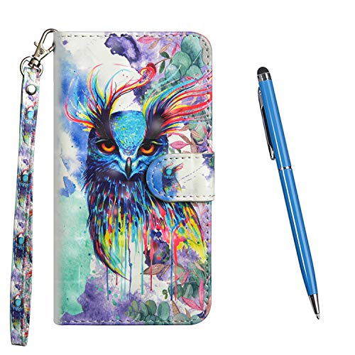 TOUCASA Hülle Kompatibel mit iPhone 11 Pro Max 6,5 Inches, Handyhülle Brieftasche PU Leder Flip [3D] Case Magnetverschluss Handytasche Klapphülle Tasche Lederhülle Schutzhülle (Eule) von TOUCASA