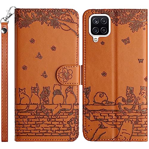 TOUCASA Kompatibel mit Samsung Galaxy A12 / M12 Hülle, Klappbare Handyhülle PU Leder mit Standfunktion, Kartenfächer und Magnetverschluss Flip Wallet Schutzhülle für Samsung Galaxy A12 / M12 (Braun) TOUCASA Kompatibel mit Samsung Galaxy A12 / M12 Hülle, Klappbare Handyhülle PU Leder mit Standfunktion, Kartenfächer und Magnetverschluss Flip Wallet Schutzhülle für Samsung Galaxy A12 / M12 (Braun) von TOUCASA